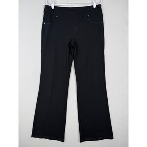 athleta black dress pants Athleta Black Soft Lounge Elastic Waist Wide Leg Studio Pant   famousbrandstrading